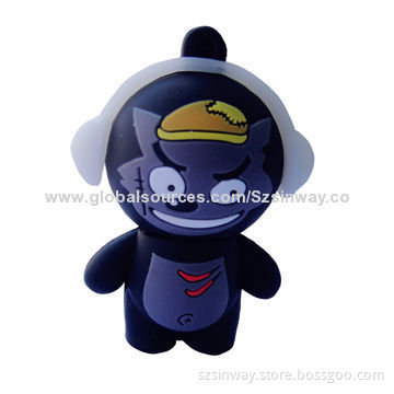 Rubber USB Flash Drive, 8GB Capacity, CE, RoHS, FCC Marks